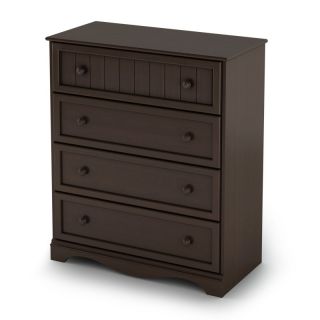 South Shore Savannah Collection 4 Drawer Chest Espresso   3519034