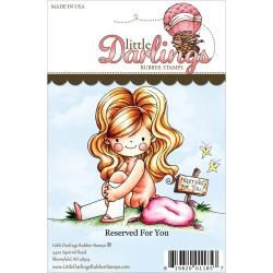 Little Darlings Unmounted Rubber Stamp 4.014 X3.25  Lisbeth Reserved For You