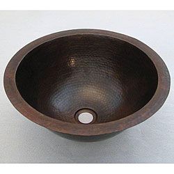 Hand hammered Oil Rubbed Bronze Round Sink