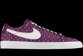 Nike Blazer Low iD Custom Womens Shoes   Purple