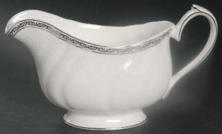 Wedgwood QueenS Lace Gravy Boat, Fine China Dinnerware   Royal Court, Bone, Pla