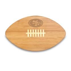 Picnic Time San Francisco 49ers Touchdown Pro  Bamboo Cutting Board