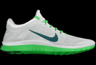 Nike Free 3.0 Shield iD Custom Womens Running Shoes   White