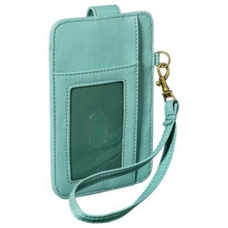Cell Phone Wallet with Removable Wristlet Strap   Mint