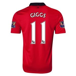 Nike Manchester United 13/14 GIGGS Home Soccer Jersey
