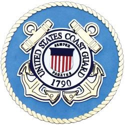U.s. Coast Guard Diecut emblem