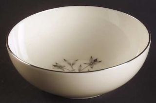 Lenox China Princess Coupe Cereal Bowl, Fine China Dinnerware   Gray & Tan Flora