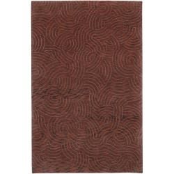 Julie Cohn Hand knotted Ridgewood Abstract Design Wool Rug (8 X 11)