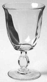 Duncan & Miller Canterbury (Stem 115,Heavy Pressed) Water Goblet   Stem #115,Hea