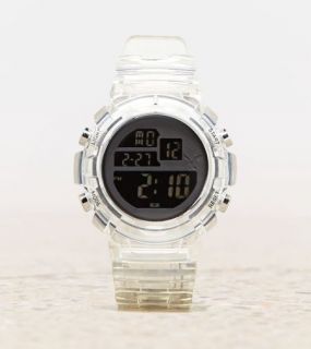 Clear AEO Rubber Digital Watch, Mens One Size