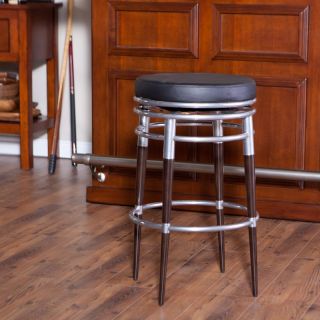 Hillsdale Newark 26 in. Backless Counter Stool   Silver   5051 826