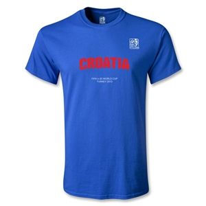 Euro 2012   FIFA U 20 World Cup 2013 Croatia T Shirt (Royal)