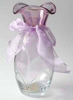 Lenox Petite Floral (Amethyst) 9 Flower Vase   Flashed Amethyst,Gray Cut Floral