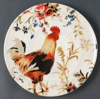 Williams Sonoma Rooster Francais Salad Plate, Fine China Dinnerware   Rooster An