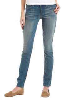 Distressed Dirty Wash Skinny Jeans