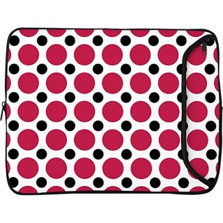 15 Designer Laptop Sleeve   Polka