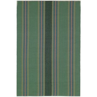 Safavieh Hand woven Penfield Green/ Olive Cotton Rug (6 X 9)