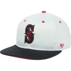 Seattle Mariners 47 Brand MLB Red Under Snapback Cap