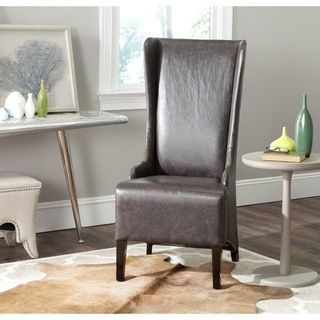 Safavieh Becall Antique Brown Dining Chair