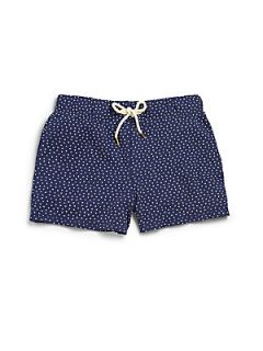 Ralph Lauren Girls Star Jersey Knit Shorts   Navy