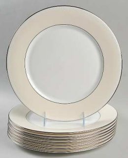 Lenox China Faith (Set of 8) Dinner Plate, Fine China Dinnerware   Millennium,Wh