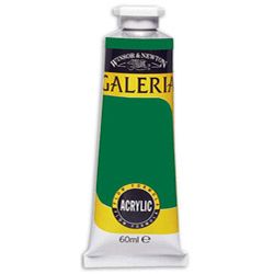 Galeria Hooker Green Acrylic Paint (Hooker Green Tube capacity 60 millilitersWide spectrum of pigment characteristics Strong brush stroke retentionClean color mixingHigh performanceConforms to ASTM D4236Imported )
