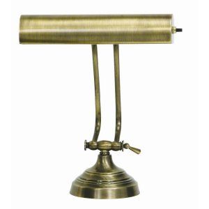 House of Troy HOU AP10 21 71 Advent 10 Antique Brass Piano/Desk Lamp