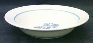 Pfaltzgraff Yorktowne (China) Rim Soup Bowl, Fine China Dinnerware   Blue Floral