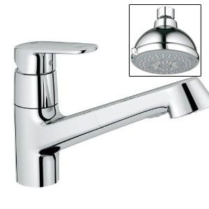 Grohe 32 946 002 27682000 Europlus Europlus Duall Spray Pull Out Faucet with Fre