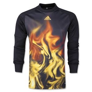 adidas Flame LS Goalkeeper Jersey (Blk/Yellow)