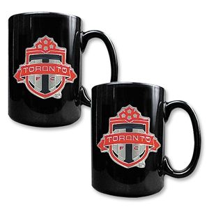 hidden Toronto FC Two Piece Black Ceramic Mug Set