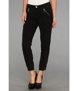 7 For All Mankind Zip Fashion Chino Womens Casual Pants (Black)