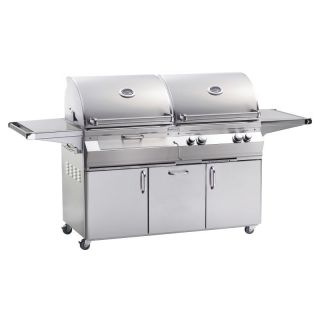 Fire Magic Aurora A830s Gas and Charcoal Combination Stand Alone Grill