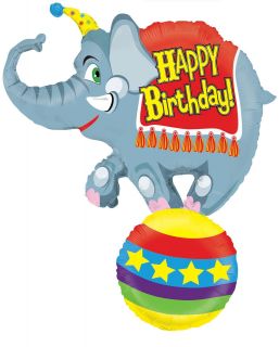 Circus Elephant Jumbo Foil Balloon