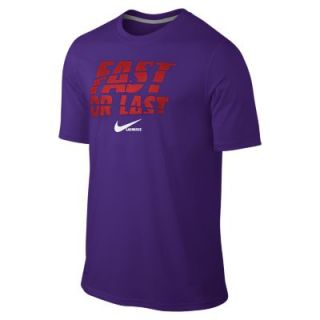 Nike Dri FIT Fast Or Last Mens Lacrosse T Shirt   Electro Purple