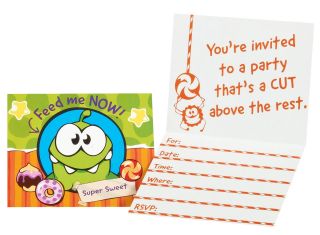 Cut the Rope Invitations