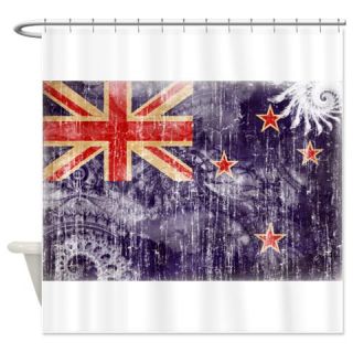  New Zealand Flag Shower Curtain  Use code FREECART at Checkout