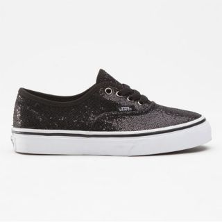 Glitter/Micro Dots Authentic Girls Shoes Black In Sizes 3, 3.5, 1, 2, 4 Fo