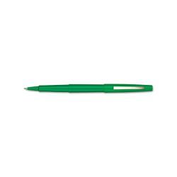 Papermate Point Guard Green Flair Porous Point Stick Pens (pack Of 12)