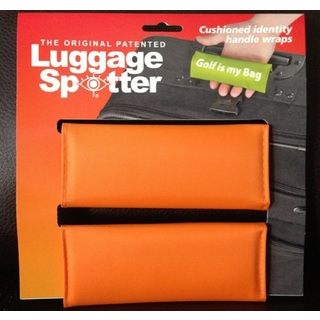 Original Patented Bright Orange Luggage Spotter (set Of 2) (PinkMaterials 600 denier polyesterDimensions 6 inches x 5.5 inches )