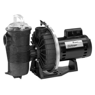 Pentair 342238 Challenger 208230V SingleSpeed High Pressure Pool Pump, 2.5 HP UP Rated