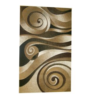 Generations Champagne Abstract Lolli Rug (52 X 72)