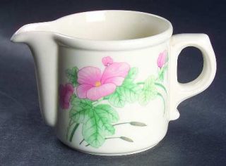 Wedgwood Camellia (Oven To Table) Creamer, Fine China Dinnerware   Oven To Table