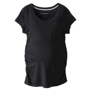 Liz Lange for Target Maternity Short Sleeve Basic Tee   Black XL