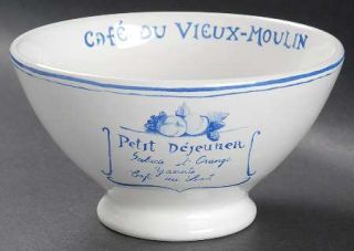 Williams Sonoma A La Carte Collection Blue Pedestal Bowl, Fine China Dinnerware
