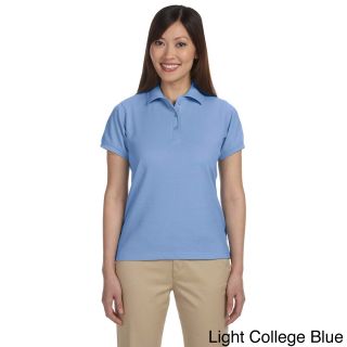 Womens Blend tek Short Sleeve Polo Shirt