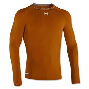 Under Armour Heatgear Sonic Compression LS T Shirt (Dark Orange)