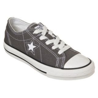 Kids Converse One Star Oxford   Charcoal 1.5