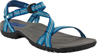 Womens Teva Zirra   Native Stripes Algiers Blue Sandals