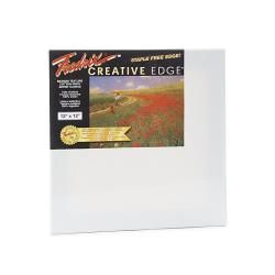 Fredrix 12 inch X 12 inch Creative Edge Pre stretched Canvas (12 inches x 12 inches Canvas Medium texture, 100 percent cotton duckGround Double primed, acid free acrylic gessoCradle 1.5 inches )